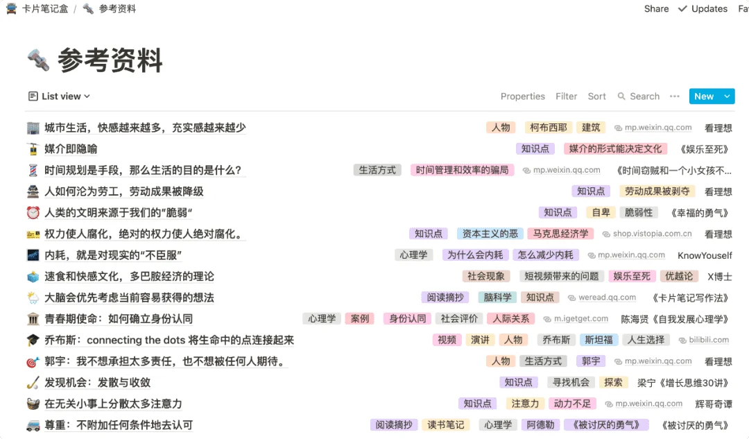 可以切换到列表视图后按标签检索